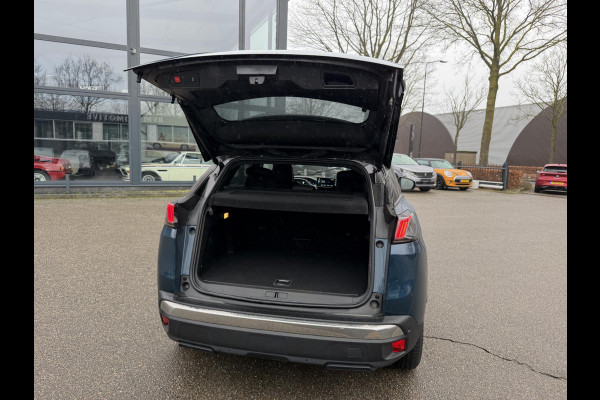 Peugeot 3008 1.6 HYbrid 300 Allure Pack Business PHEV| 300PK!| ADAPTIVE CRUISE CONTROL| STANDKACHEL| STOELVERWARMING| CAMERA VOOR + ACHTER| DODE HOEK SENSOR| ELEKTRISCHE ACHTERKLEP| RIJKLAAR. INCL 12 MND BOVAG GARANTIE