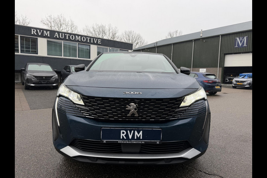 Peugeot 3008 1.6 HYbrid 300 Allure Pack Business PHEV| 300PK!| ADAPTIVE CRUISE CONTROL| STANDKACHEL| STOELVERWARMING| CAMERA VOOR + ACHTER| DODE HOEK SENSOR| ELEKTRISCHE ACHTERKLEP| RIJKLAAR. INCL 12 MND BOVAG GARANTIE