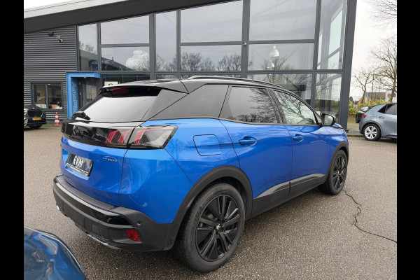 Peugeot 3008 1.6 HYbrid4 300 GT BLACK OPTIC BOMVOL! 22.000KM!| BLACK| STOEL VERWARMING | MASSAGE STOELEN | ELEKT. STOELEN MET GEHEUGEN | ADAPTIVE CRUISE | 12MND BOVAG GARANTIE | ELEKT. ACHTERKLEP | PANO DAK | FOCAL AUDIO|