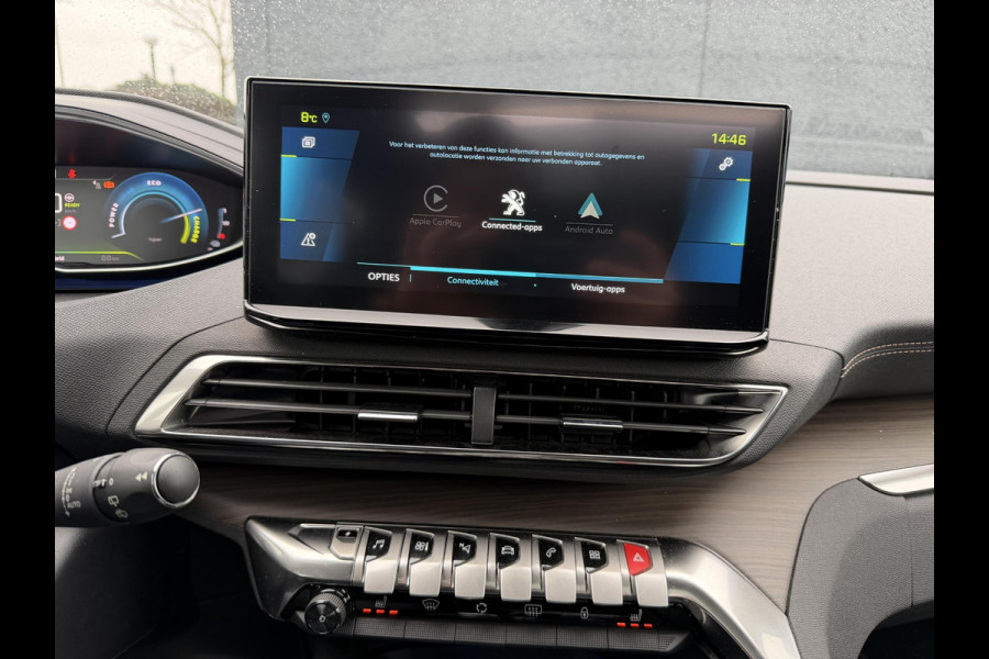 Peugeot 3008 1.6 HYbrid4 300 GT BLACK OPTIC BOMVOL! 22.000KM!| BLACK| STOEL VERWARMING | MASSAGE STOELEN | ELEKT. STOELEN MET GEHEUGEN | ADAPTIVE CRUISE | 12MND BOVAG GARANTIE | ELEKT. ACHTERKLEP | PANO DAK | FOCAL AUDIO|