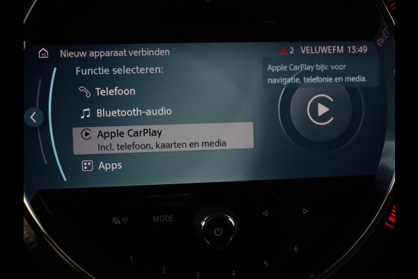 MINI Mini Electric Yours 33kWh | SOH 100% | Panoramadak | Leder | Stoelverwarming | Camera | Warmtepomp | Keyless | Head-Up | Carplay | Navigatie | Full LED | Park Assist