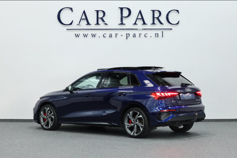 Audi A3 45 TFSIe S Edition 3x S-line LED/VIRTUAL/SFEER/PANO/HALF LEDER+S.VERWARMING/18"LMV/PDC/LINE/ACC/12 MND GARANTIE!