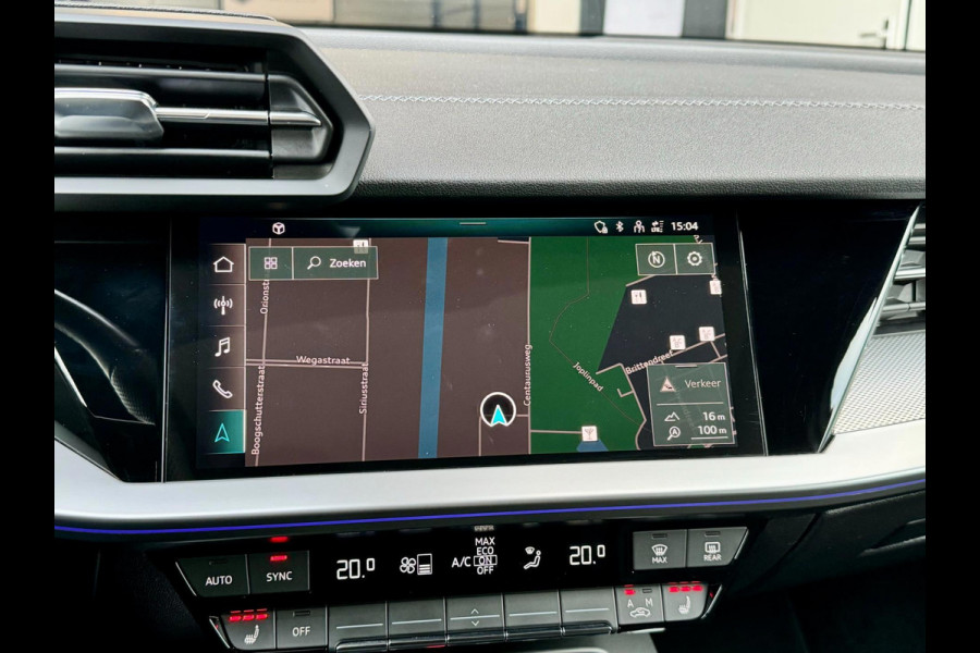 Audi A3 45 TFSIe S Edition 3x S-line LED/VIRTUAL/SFEER/PANO/HALF LEDER+S.VERWARMING/18"LMV/PDC/LINE/ACC/12 MND GARANTIE!