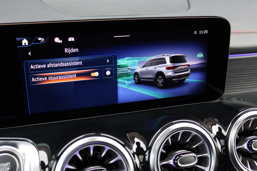 Mercedes-Benz EQB 350 4MATIC AMG Line 71 kWh | 40.500,- Netto | Distronic | Memory | HUD | Verwarmd Stuurwiel | Trekhaak | Burmester | Panoramadak | Keyless Go | Surround Camera |  Vario-Achterbank |