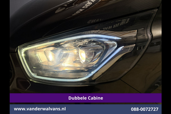 Ford Transit Custom 2.0 TDCI 170pk Automaat L2H1 Dubbele Cabine Euro6 Airco | 5-Zits | LED | Cruisecontrol Stoelverwarming, Verwarmde voorruit, LM velgen, Trekhaak, Parkeersensoren