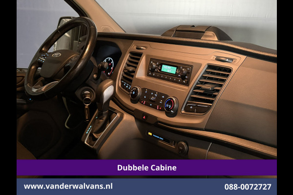 Ford Transit Custom 2.0 TDCI 170pk Automaat L2H1 Dubbele Cabine Euro6 Airco | 5-Zits | LED | Cruisecontrol Stoelverwarming, Verwarmde voorruit, LM velgen, Trekhaak, Parkeersensoren