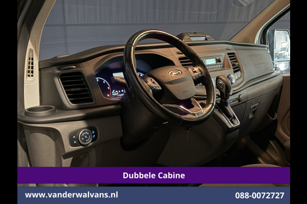 Ford Transit Custom 2.0 TDCI 170pk Automaat L2H1 Dubbele Cabine Euro6 Airco | 5-Zits | LED | Cruisecontrol Stoelverwarming, Verwarmde voorruit, LM velgen, Trekhaak, Parkeersensoren