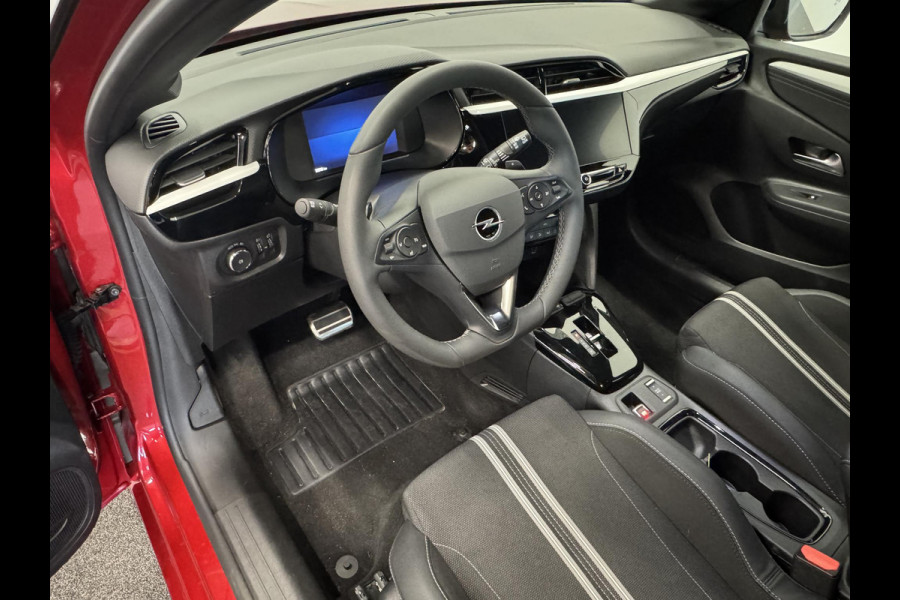 Opel Corsa 1.2 Turbo Hybrid 100pk GS Automaat Navigatie Apple Carplay/Android Auto Camera Parkeersensoren Cruise Control Dodehoek assistent Airco Lichtmetalen velgen Virtual Cockpit Getinte ramen