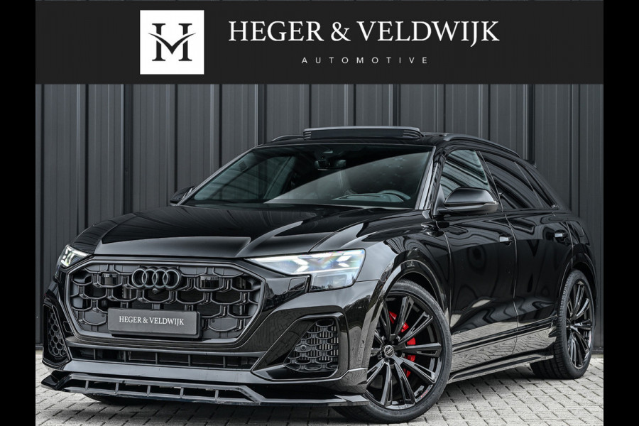 Audi Q8 55 TFSI e quattro Pro Line S | Memory seats | 360 Camera | Keyless | Soft close | Adaptive cruise | Panoramadak | B&O sound | Achterbank verwarmd | Ambiance interieur | El. trekhaak