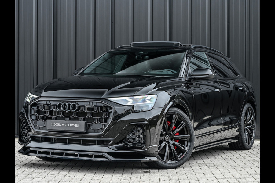 Audi Q8 55 TFSI e quattro Pro Line S | Memory seats | 360 Camera | Keyless | Soft close | Adaptive cruise | Panoramadak | B&O sound | Achterbank verwarmd | Ambiance interieur | El. trekhaak
