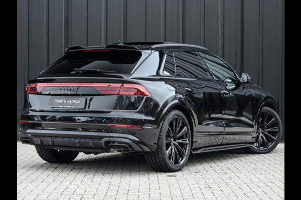 Audi Q8 55 TFSI e quattro Pro Line S | Memory seats | 360 Camera | Keyless | Soft close | Adaptive cruise | Panoramadak | B&O sound | Achterbank verwarmd | Ambiance interieur | El. trekhaak