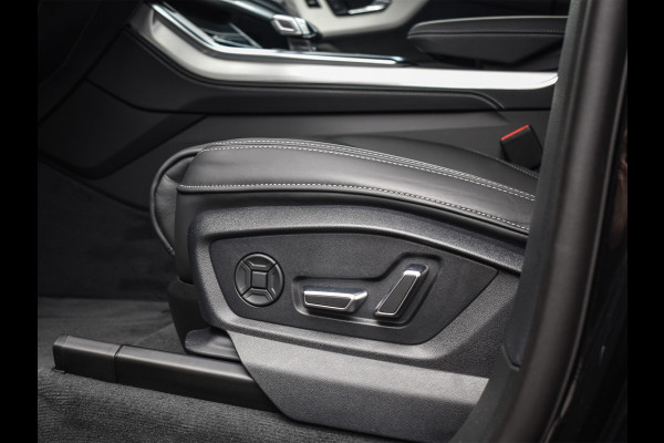 Audi Q8 55 TFSI e quattro Pro Line S | Memory seats | 360 Camera | Keyless | Soft close | Adaptive cruise | Panoramadak | B&O sound | Achterbank verwarmd | Ambiance interieur | El. trekhaak