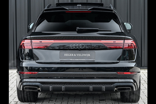 Audi Q8 55 TFSI e quattro Pro Line S | Memory seats | 360 Camera | Keyless | Soft close | Adaptive cruise | Panoramadak | B&O sound | Achterbank verwarmd | Ambiance interieur | El. trekhaak