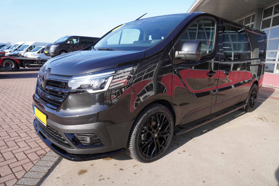 Renault Trafic 2.0 Bleu dCi 170PK L2H1 Red Edition DubbelCabine Automaat 20"LM velgen Nr. V072 |  Climate | Navi | Camera | Schuifdeur L/R | Black out pakket