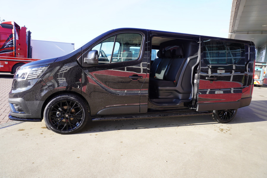 Renault Trafic 2.0 Bleu dCi 170PK L2H1 Red Edition DubbelCabine Automaat 20"LM velgen Nr. V072 |  Climate | Navi | Camera | Schuifdeur L/R | Black out pakket