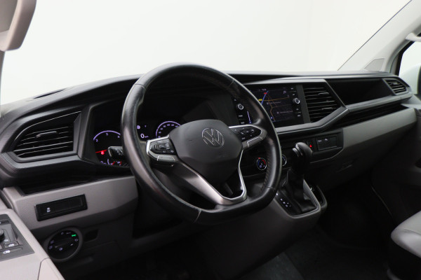 Volkswagen Transporter 2.0 TDI DSG L1H1 Leer, Airco, Apple Carplay, Camera, Cruise, Imperiaal, PDC, Trekhaak, 16''