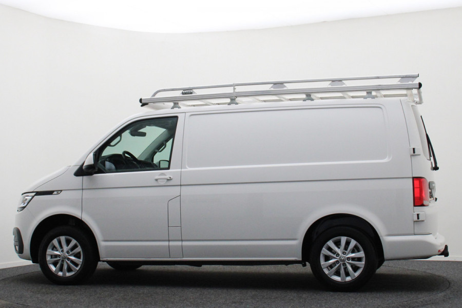 Volkswagen Transporter 2.0 TDI DSG L1H1 Leer, Airco, Apple Carplay, Camera, Cruise, Imperiaal, PDC, Trekhaak, 16''