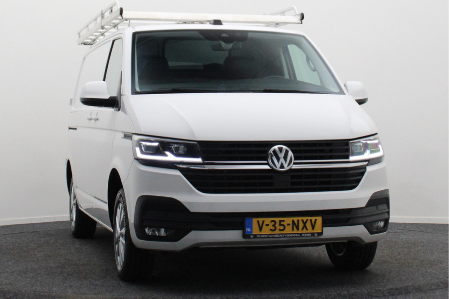 Volkswagen Transporter 2.0 TDI DSG L1H1 Leer, Airco, Apple Carplay, Camera, Cruise, Imperiaal, PDC, Trekhaak, 16''