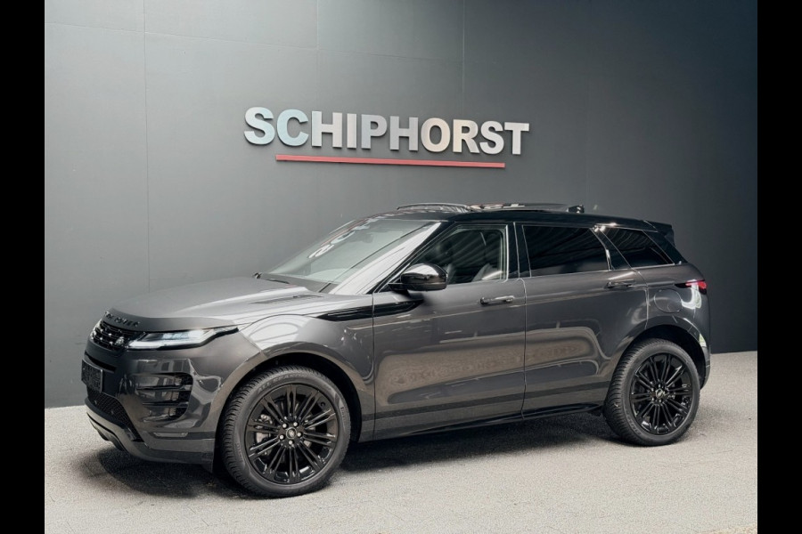 Land Rover Range Rover Evoque P270e Dynamic SE Carpathian Grey Black Pack Panodak ACC Meridian SoundStoel+Stuurverwarming