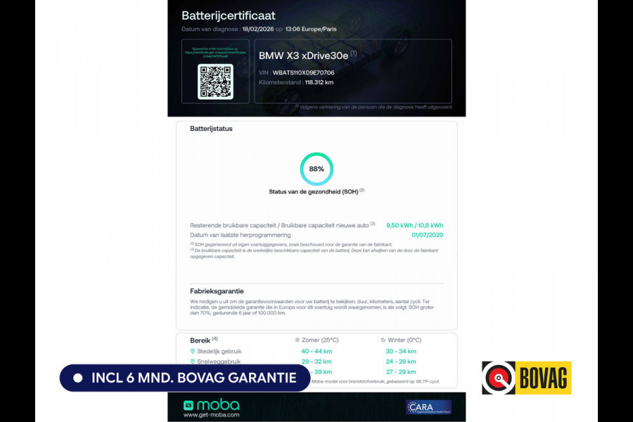 BMW X3 xDrive30e M-Sport 293 PK | Navigatie | Apple Carplay/Android auto | Elec achterklep | PDC V+A, DAB, Cruise control