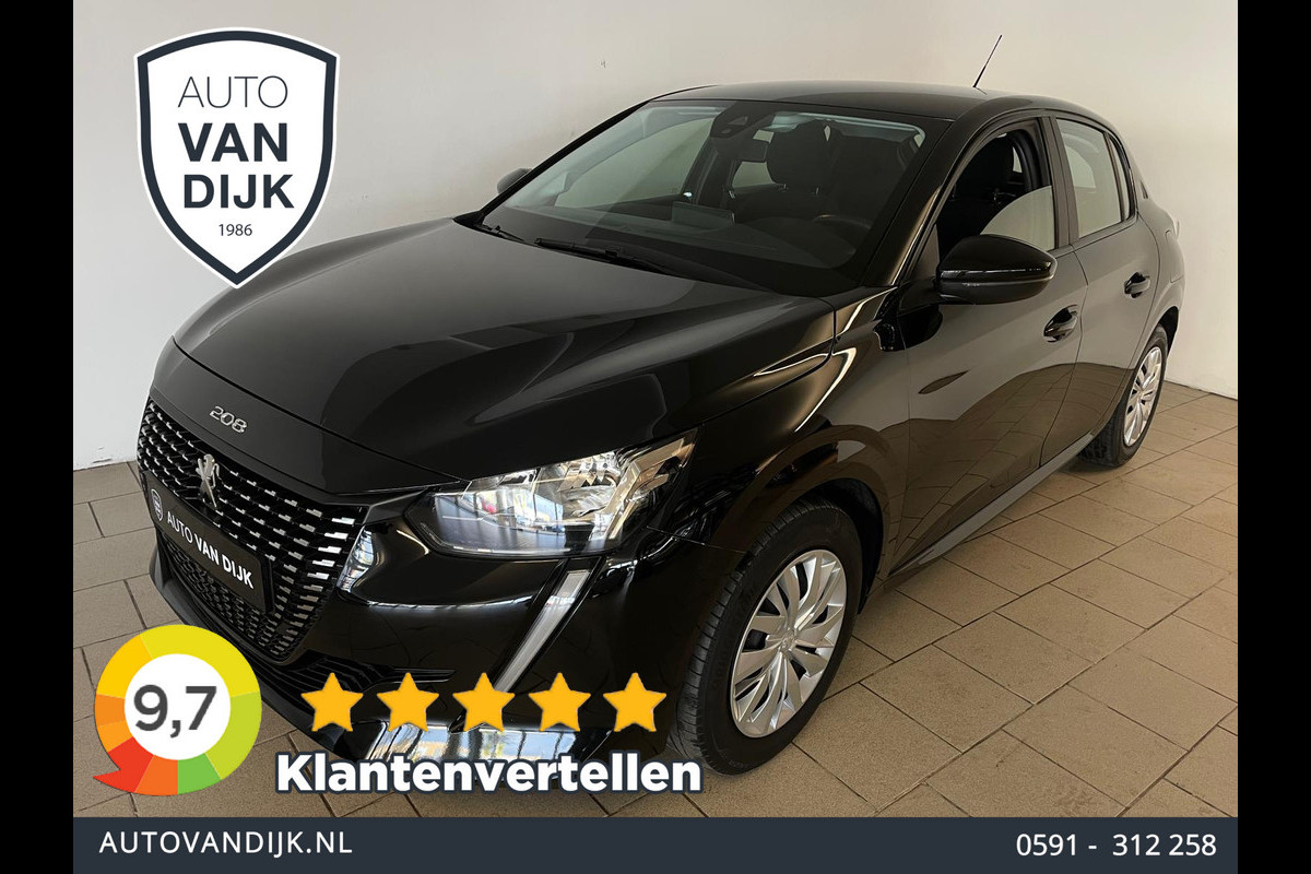 Peugeot 208 1.2 PureTech Active AIRCO NAVI VIA APP BLUETOOTH APPLE CARPLAY CRUISE ELEK RAMEN CENT VERG 5DRS ZEER NETTE AUTO