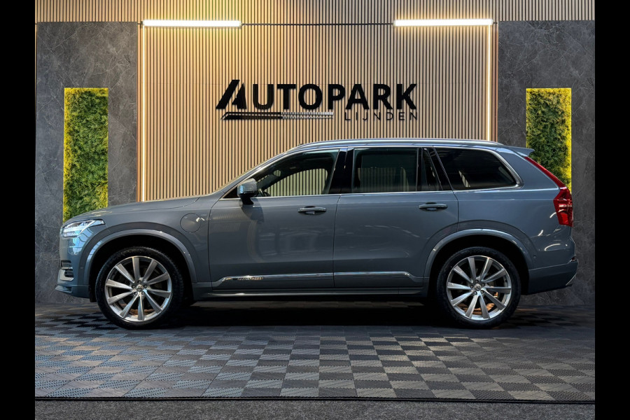 Volvo XC90 2.0 T8 Twin Engine AWD Inscription BTW|PANO|HuD|H&K|MEMORY|360 CAM|KEYLESS|LUCHTVERING|TREKHAAK|7PERSOONS|CARPLAY|VOL!