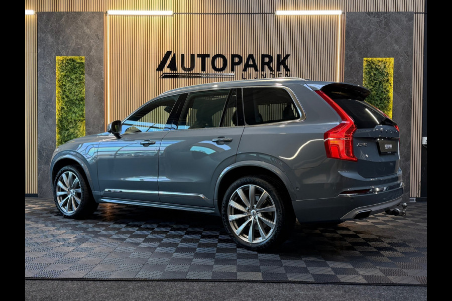 Volvo XC90 2.0 T8 Twin Engine AWD Inscription BTW|PANO|HuD|H&K|MEMORY|360 CAM|KEYLESS|LUCHTVERING|TREKHAAK|7PERSOONS|CARPLAY|VOL!