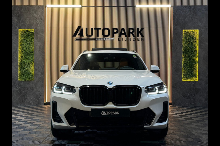 BMW X3 GERESERVEERD! XDrive30e High Executive M-SPORT|PANO|HuD|LASER|CARPLAY|TREKHAAK|SFEERVERLICHTING|STUURVERWARMING|292PK