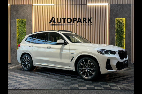 BMW X3 GERESERVEERD! XDrive30e High Executive M-SPORT|PANO|HuD|LASER|CARPLAY|TREKHAAK|SFEERVERLICHTING|STUURVERWARMING|292PK