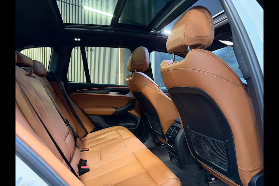 BMW X3 GERESERVEERD! XDrive30e High Executive M-SPORT|PANO|HuD|LASER|CARPLAY|TREKHAAK|SFEERVERLICHTING|STUURVERWARMING|292PK