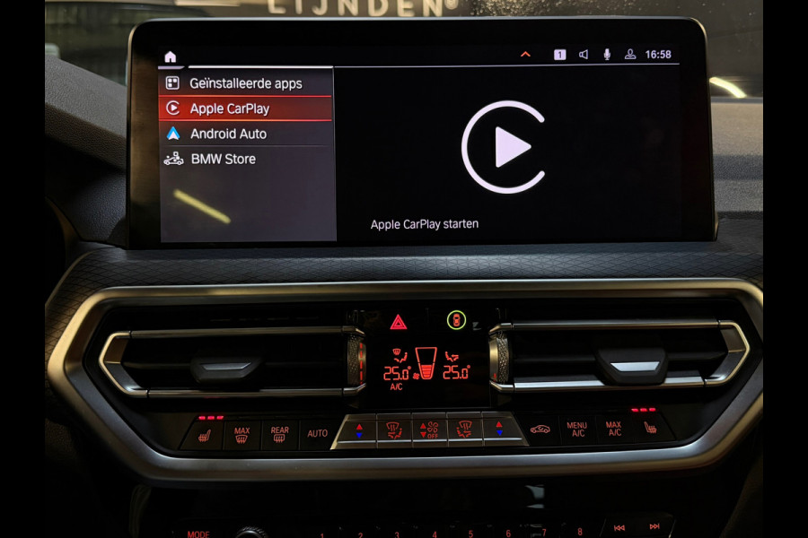 BMW X3 GERESERVEERD! XDrive30e High Executive M-SPORT|PANO|HuD|LASER|CARPLAY|TREKHAAK|SFEERVERLICHTING|STUURVERWARMING|292PK