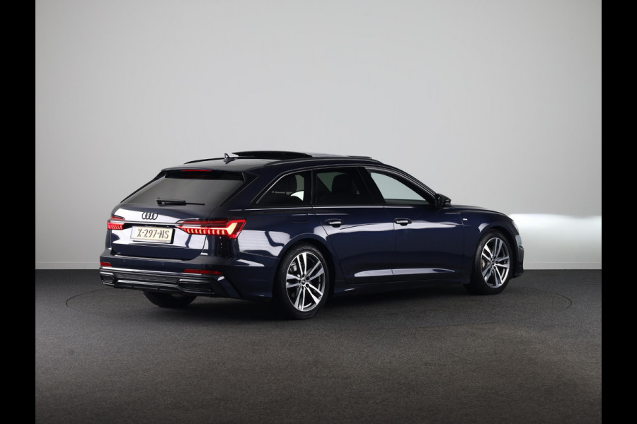 Audi A6 Avant 40 TFSI S edition Competition 204 pk S-tronic | Verlengde garantie | Navigatie | Panoramadak | Parkeersensoren | Achteruitrijcamera | Stoelverwarming | S-Line |