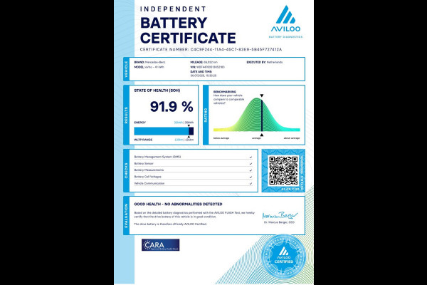 Mercedes-Benz eVito XL Extra Lang 41 kWh Airco/Camera SOH 91,9% 10-2020