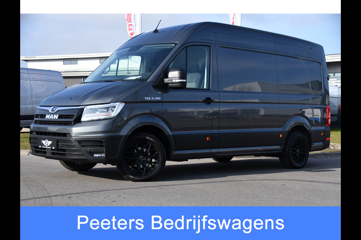 MAN TGE 2.0 L3H3 PB Edition Camera, Cruise, Carplay, LED, Clima, Stoelverwarming, Trekhaak, 140pk, Sensoren, Leder, Uniek!