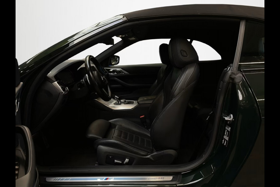 BMW 4 Serie Cabrio 420iA M-SPORT ** LED, NAVI+, LEDER, MEMORY, ALARM, AMBIENTE, 18-inch LMV ** 1e EIG - UNFALLFREI ** ** INFORMEER OOK NAAR ONZE AANTREKKELIJKE FINANCIAL-LEASE TARIEVEN **