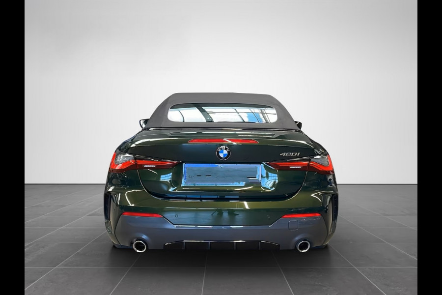 BMW 4 Serie Cabrio 420iA M-SPORT ** LED, NAVI+, LEDER, MEMORY, ALARM, AMBIENTE, 18-inch LMV ** 1e EIG - UNFALLFREI ** ** INFORMEER OOK NAAR ONZE AANTREKKELIJKE FINANCIAL-LEASE TARIEVEN **