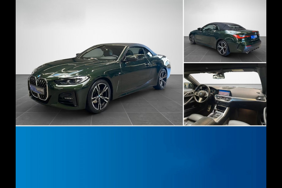 BMW 4 Serie Cabrio 420iA M-SPORT ** LED, NAVI+, LEDER, MEMORY, ALARM, AMBIENTE, 18-inch LMV ** 1e EIG - UNFALLFREI ** ** INFORMEER OOK NAAR ONZE AANTREKKELIJKE FINANCIAL-LEASE TARIEVEN **