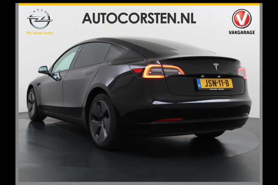 Tesla Model 3 RWD SR plus 325PK LFP Accu Ivory AutoPilot Leder Pano-dak FSD-vb. Adaptive-Cruise Camera's Elektr.-Stuur+Stoelen+Spiegels+Geheug Priv.Glasss Navi LED DAB Voorverwarmen Keyless One-Pedal-Drive Lmv 18" SOH 89% 1e Eigenaar Origineel Nederlandse Auto Fabrieks Garantie op Accu en Motor tot 23-08-2031 / 160.000km