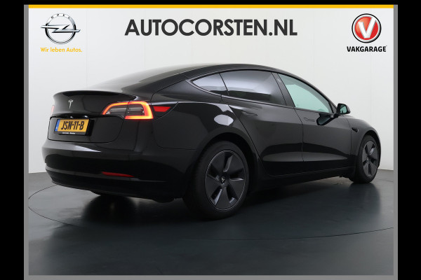 Tesla Model 3 RWD SR plus 325PK LFP Accu Ivory AutoPilot Leder Pano-dak FSD-vb. Adaptive-Cruise Camera's Elektr.-Stuur+Stoelen+Spiegels+Geheug Priv.Glasss Navi LED DAB Voorverwarmen Keyless One-Pedal-Drive Lmv 18" SOH 89% 1e Eigenaar Origineel Nederlandse Auto Fabrieks Garantie op Accu en Motor tot 23-08-2031 / 160.000km