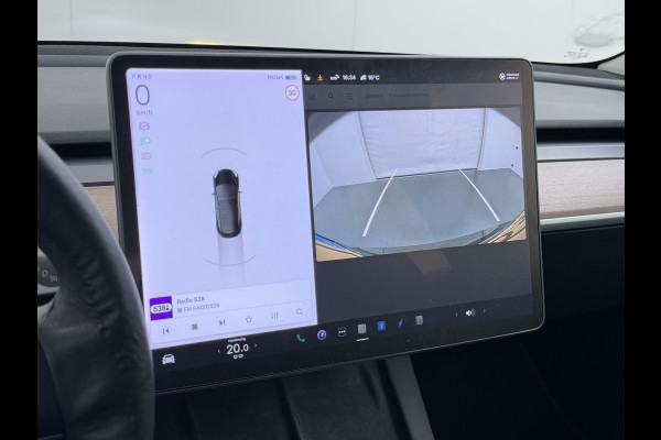 Tesla Model 3 RWD SR+ NW Model 60kWh LFP 283PK Warmtepomp Elektr.A-klep Sentry Mode Stoel+Bankverwarmd FSD 18" Premium Luidspr. AutoPilot Leer Navi LED Comfortstoelen ACC DAB Keyless en Voorverwarmen interieur via App One-Pedal-Drive Origineel Nederlandse auto Garantie Accu/Motor tot 14-06-2029 max 160.000km