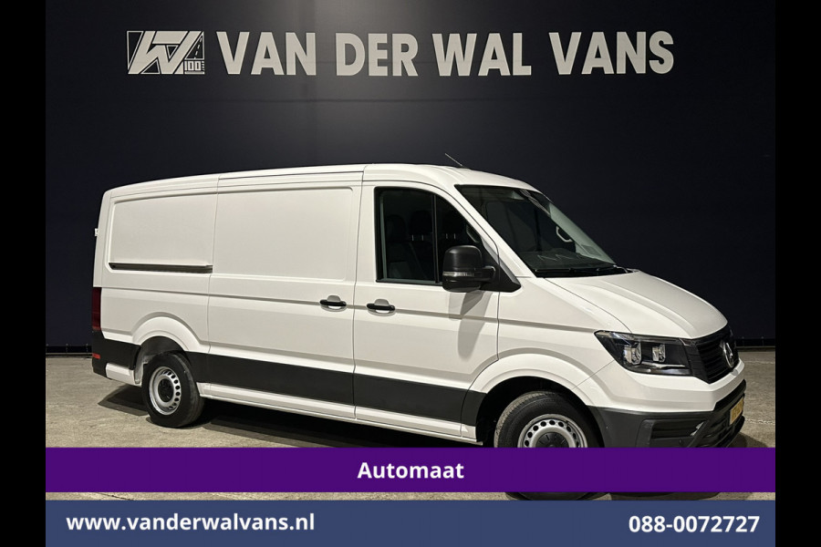 Volkswagen Crafter 2.0 TDI 141pk Automaat L3H2 L2H1 Inrichting Euro6 Airco | Navigatie | Camera Apple Carplay, Android Auto, Cruisecontrol, Bijrijdersbank, 3000kg trekvermogen