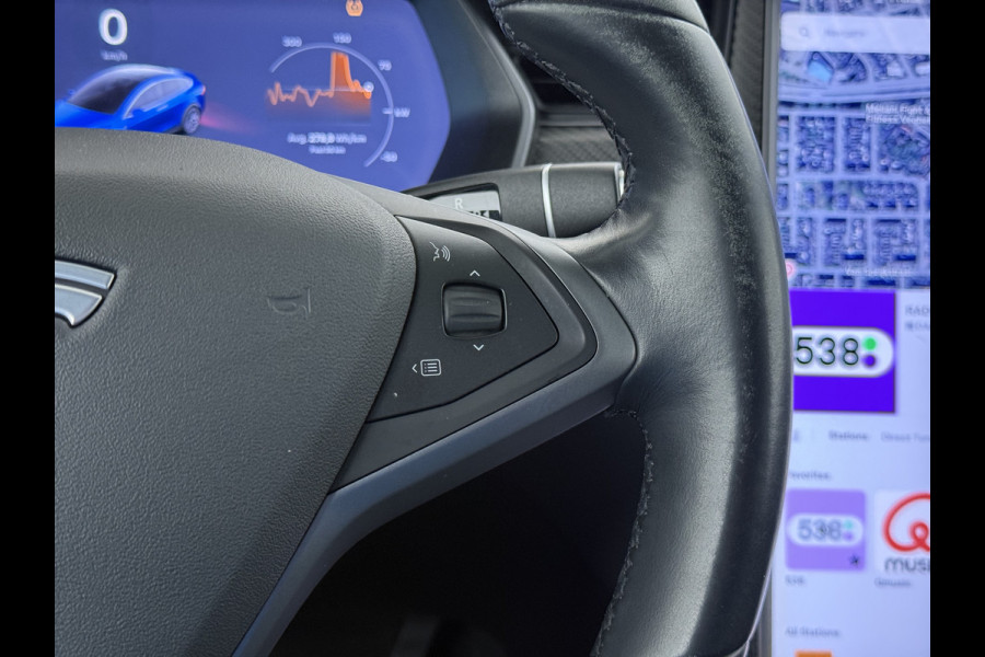 Tesla Model X 100D 20" Trekhaak Leder Luchtvering Adaptive Cruise AutoPilot Panoramadak Vleugeldeuren Camera's Elektr.Stoelen/Stuur+Verwarmd+G Adaptieve koplampen Lmv 20" Led Elektr.-Achterklep Bordherkenning Verwarmde Sproeiers-bladen Carbon Sentry Mode Valet mode 2250 kg Trekvermogen! € 124.700 nieuw !