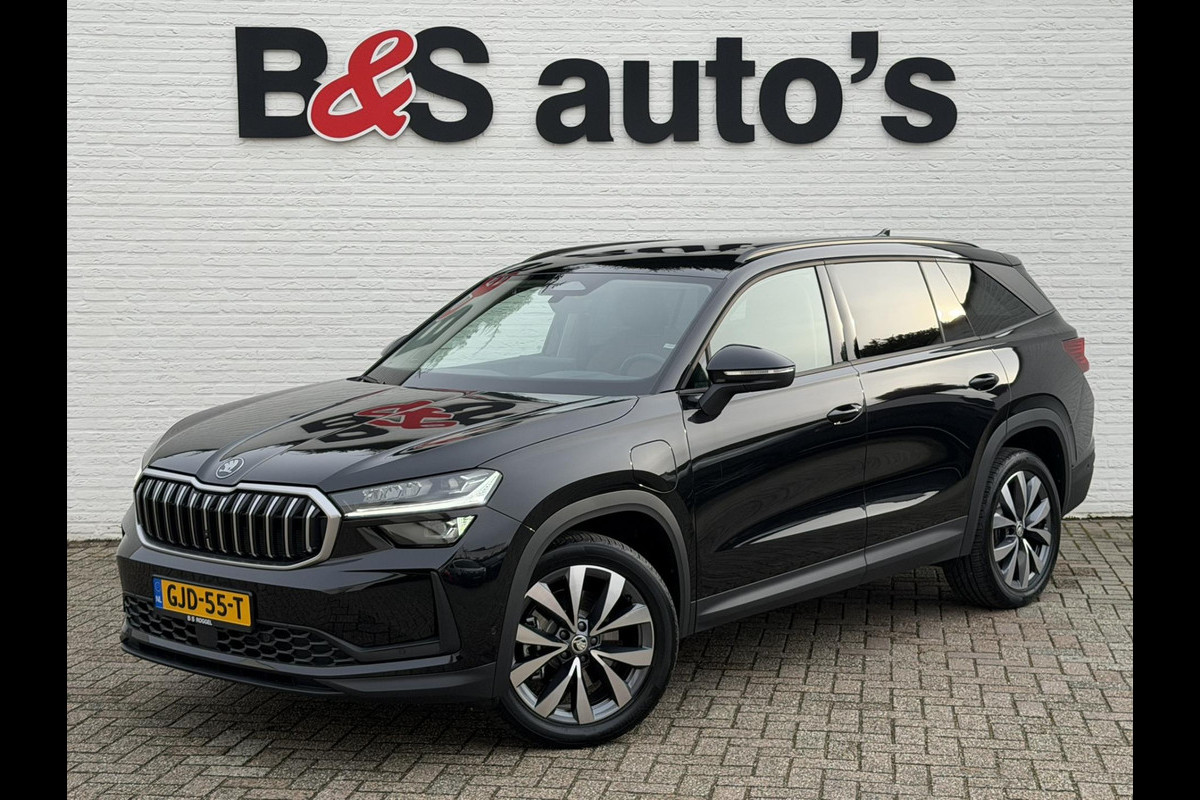 Škoda Kodiaq 1.5 TSI PHEV Plug-in Panorama Stoel-/stuur verwarming head-up Trekhaak camera V+A Memory seats Carplay