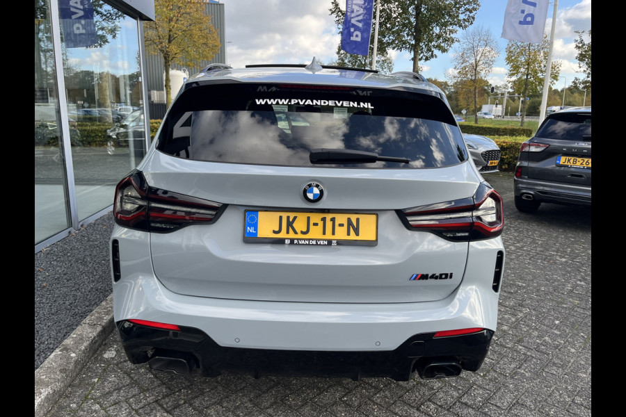 BMW X3 M40i xDrive High Executive M Sport 360pk/265kW Automaat | BTW | M-sportstoelen | Panoramadak | 21 inch | BMW Laser | HUD | Winterset inbegrepen etc. etc.