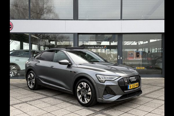 Audi e-tron Sportback 55 quattro S edition 95 kWh | SoH 87% | Trekhaak | Panorama | Camera |