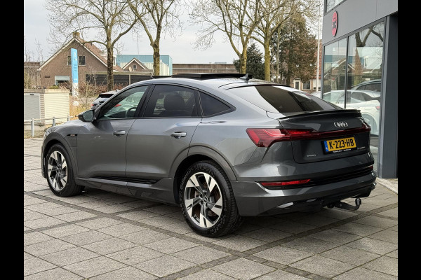 Audi e-tron Sportback 55 quattro S edition 95 kWh | SoH 87% | Trekhaak | Panorama | Camera |