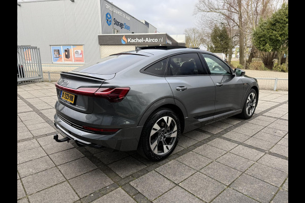 Audi e-tron Sportback 55 quattro S edition 95 kWh | SoH 87% | Trekhaak | Panorama | Camera |