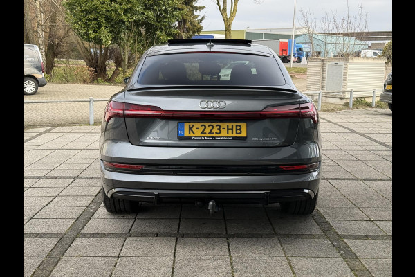 Audi e-tron Sportback 55 quattro S edition 95 kWh | SoH 87% | Trekhaak | Panorama | Camera |