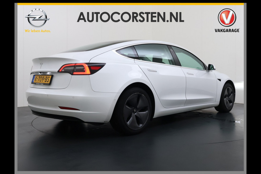 Tesla Model 3 RWD SR plus LFP Accu AutoPilot Leder Panoramadak Adaptive-Cruise Camera's Elektr.-Stuur+Stoelen+Spiegels+Geheugen+Easy-Entry+Ver Navi LED DAB Voorverwarmen Keyless One-Pedal-Drive Lmv 18" SOH 90% 1e Eigenaar Origineel Nederlandse Auto