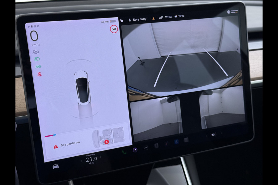 Tesla Model 3 RWD SR plus LFP Accu AutoPilot Leder Panoramadak Adaptive-Cruise Camera's Elektr.-Stuur+Stoelen+Spiegels+Geheugen+Easy-Entry+Ver Navi LED DAB Voorverwarmen Keyless One-Pedal-Drive Lmv 18" SOH 90% 1e Eigenaar Origineel Nederlandse Auto